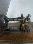 Singer Sewing Machine and Table