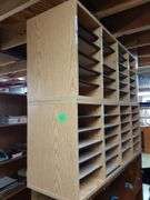 Pair of Wood Mail Sorters