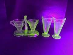 Uranium Glass Pieces