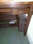 Wood Work Bench w/ Butcher Block Top