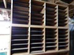 Pair of Wood Mail Sorters