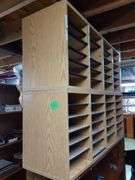 Pair of Wood Mail Sorters