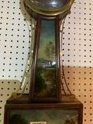 Antique Wall Banjo Wall Clock & Waltham 31 Day Chime Wall Clock (Untested)