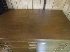 5 Drawer Steel Map Cabinet w/ Stand