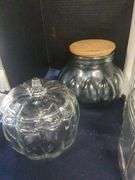 Paper Towel Holder, Pitcher, and Lidded Jars
