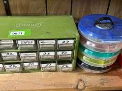 (2) Parts Organizers w/ Assorted Items