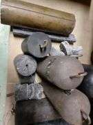 Assorted Steel & Lead Clock Weights