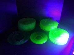 Assortment of Uranium Plates: