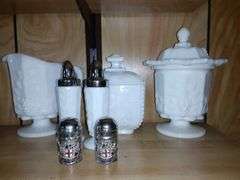 Vintage Milk Glass Items