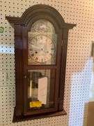 Antique Wall Banjo Wall Clock & Waltham 31 Day Chime Wall Clock (Untested)