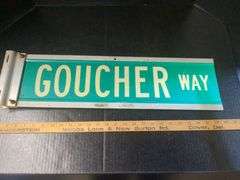 Goucher Way Street Sign