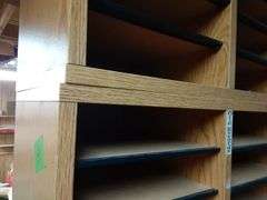 Pair of Wood Mail Sorters