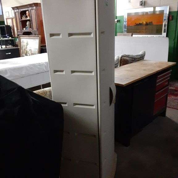 Plastic Pantry Style Storage Cabinet