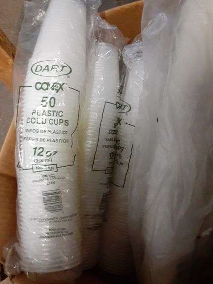 Box of 12oz Plastic Cups