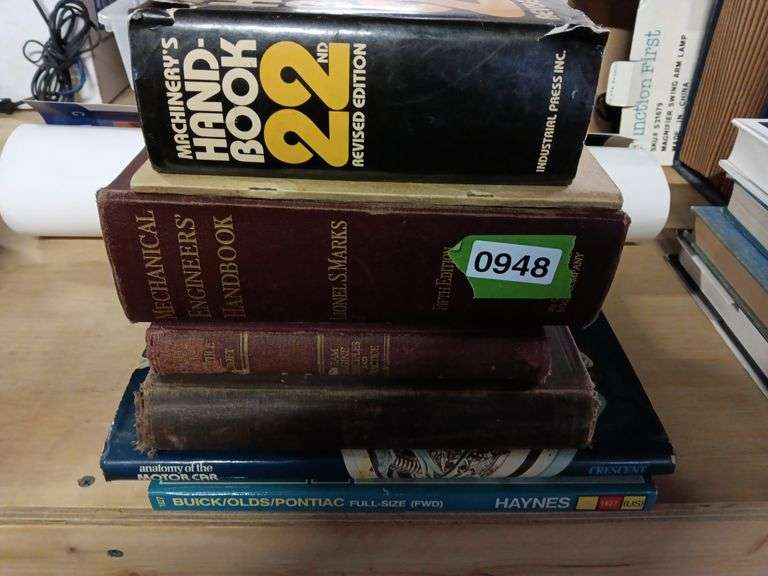 Assortment of Mechanic's Books