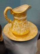 Pitcher and Bowl, Black and Decker Coffee Maker, Coffee Carafe, Crock Pot, and Assorted Serving Dish