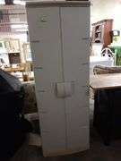 Plastic Pantry Style Storage Cabinet