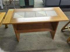 Contemporary Tiled Center Hall Table