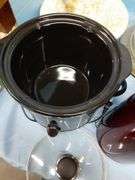 Pitcher and Bowl, Black and Decker Coffee Maker, Coffee Carafe, Crock Pot, and Assorted Serving Dish