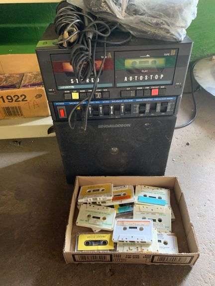Lone Star Karaoke Machine and Cassettes