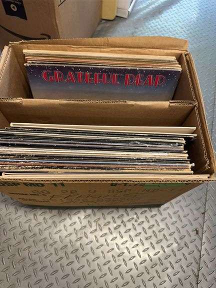 Assorted Classic Rock Records (Grateful Dead, The Beatles)