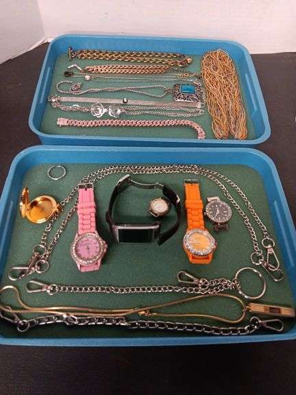 Watches, Wallet Chains, and Costume Jewelry