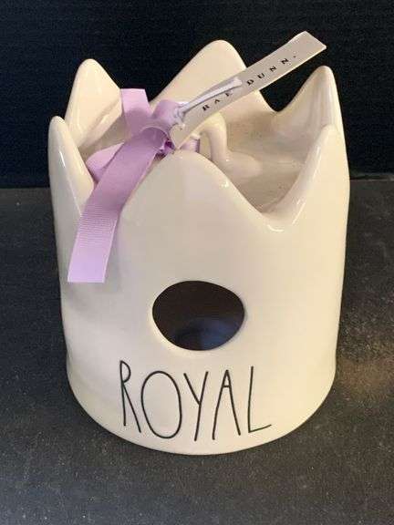 Rae Dunn Royal Bird House