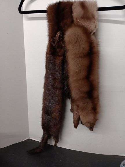 (2) Mink Stoles