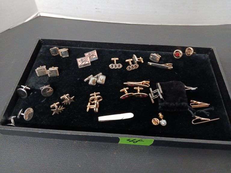 Cuff Links, Tie Bars, and Tie Pins