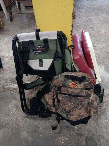 Camping Chair, Stadium Seat, and Back Country Fanny Pack