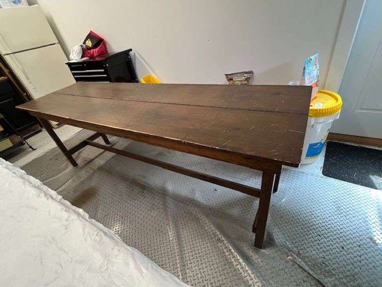 Pine Primitive Style Farm/Hall Table