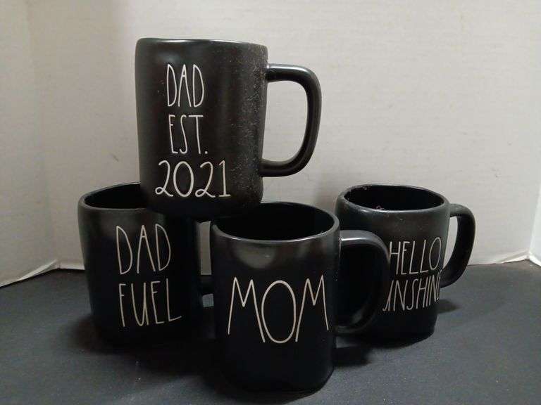 (4) Rae Dunn Mugs