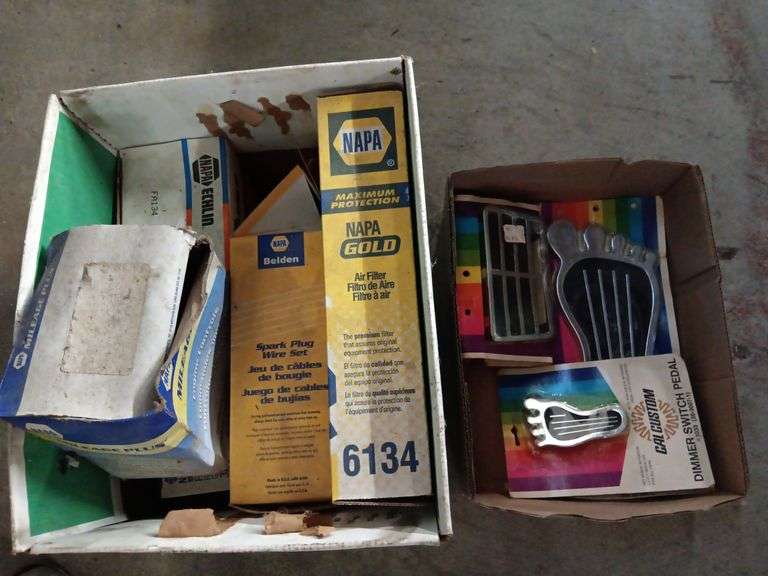 Automotive Pedals, Napa Spark Plug Kit, Air Filter, and More