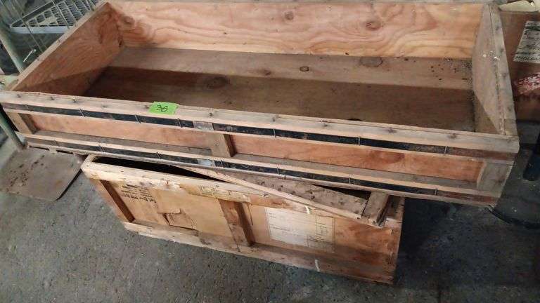 (2) Wood Crates