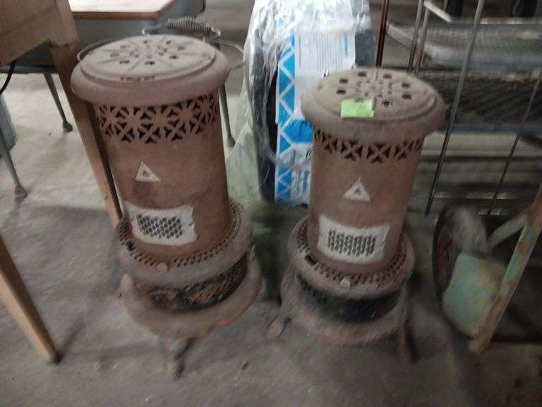 (2) Vintage Kerosene Heaters
