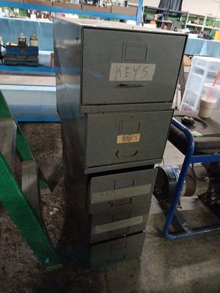 (5) Metal Utility Drawers