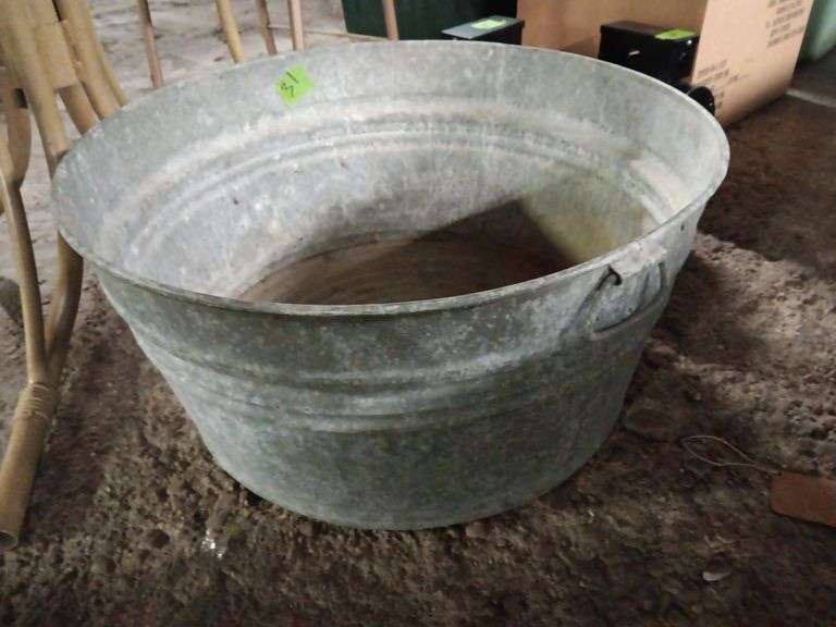 Galvanized Wash Tub