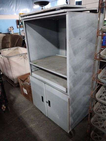 Electronics Cabinet w/ Wheels