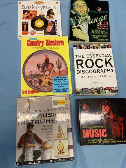 (6) Books on Records & Music
