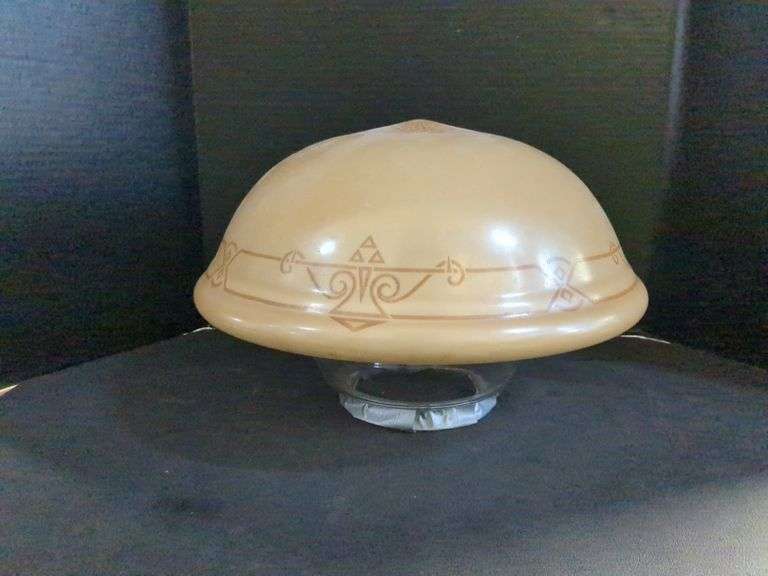 Painted Glass Ceiling Light Shade