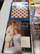 Assorted Sewing / Crochet Books & Magazines and Singer Buttonholer and Zig Zag Machine