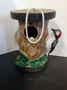 Gemmy Animated Woodpecker and Goldfinch