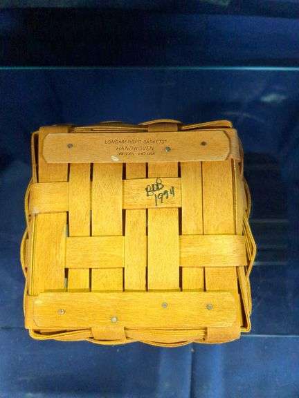 Longaberger Tissue Box Cover 1994