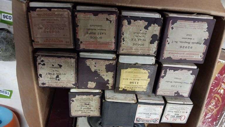Large Assortment of Piano Rolls