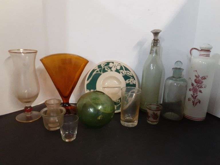 Decanters, Laboratory Bottle, Vases, and More