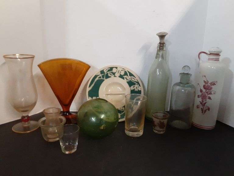 Decanters, Laboratory Bottle, Vases, and More