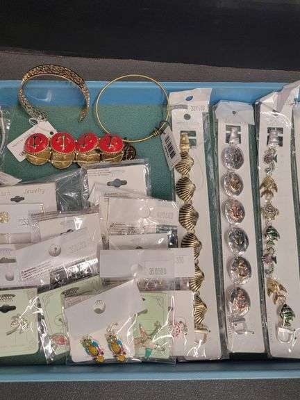 Assorted Costume Jewelry Bracelets & Earrings