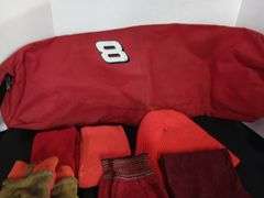 Ear Warmers, Gloves & Dale Earnhardt Duffle Bag