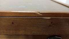 (3) Wood Display Cases