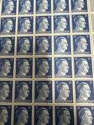 Vintage Men Today Magazine & Sheet of Deutsches Reich Stamps of Adolph Hitler